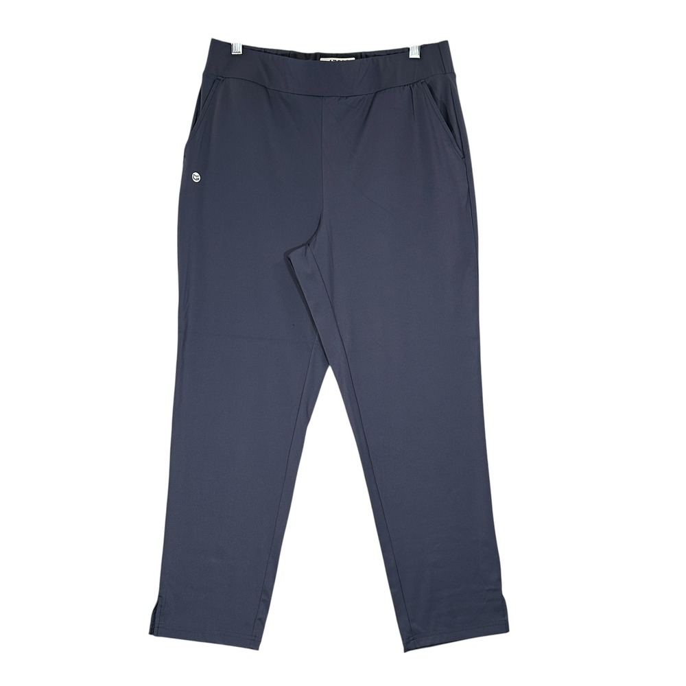 Macade Golf Pants Womens Large Blue Excellent Stretch Side Slit Activewear